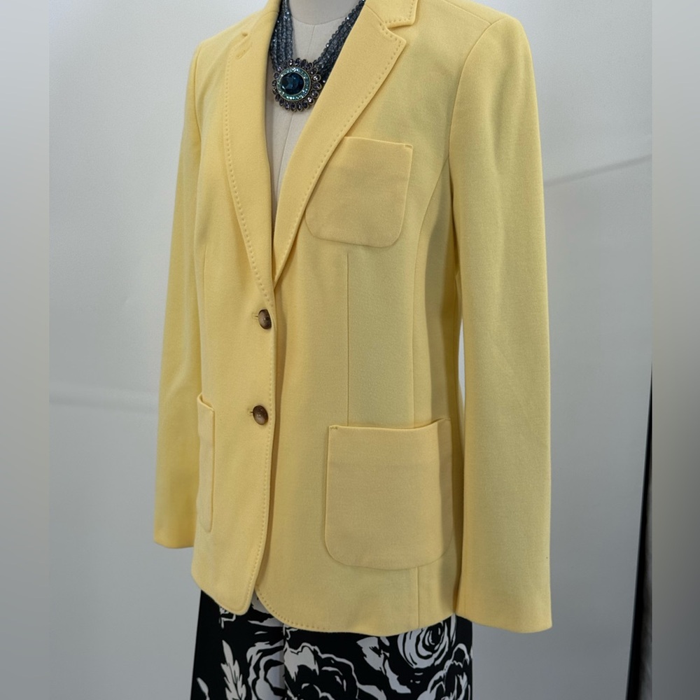 Talbots ABERDEEN KNIT BLAZER Tailored Fit;Classic Lapel, Office to Casual Chic - Picture 14 of 16